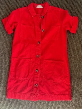 Everlane Red Chore Dress